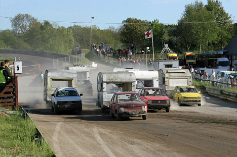 Campingvognsrace.